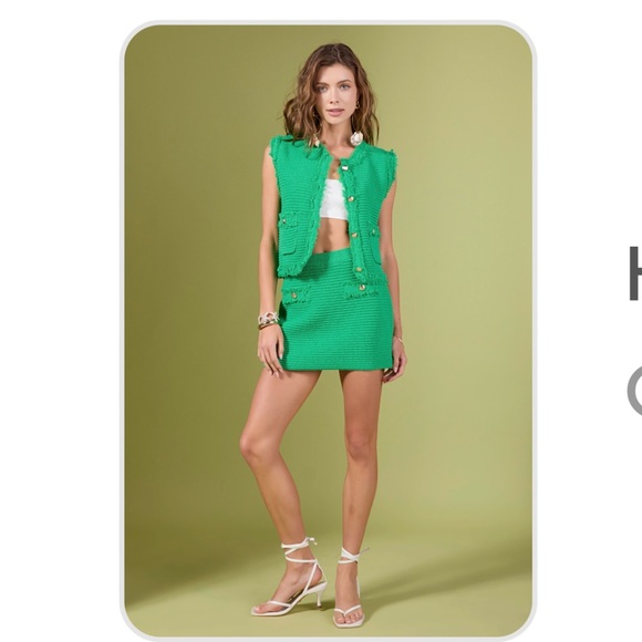 English Factory Dresses & Skirts - English Factory— Haley Knit Mini Skirt— Size large